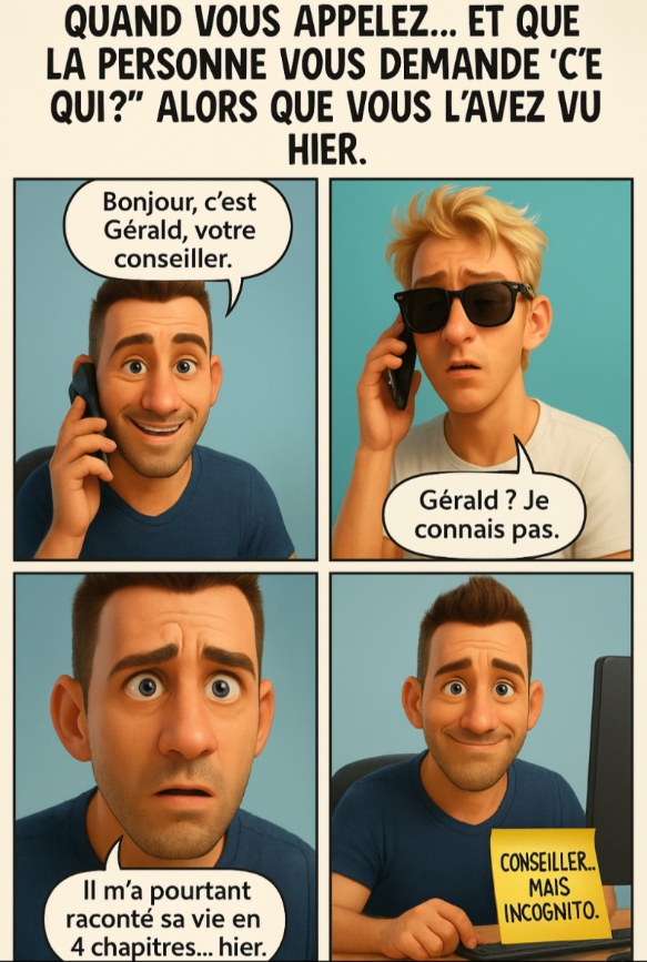 "Conseiller... mais incognito"