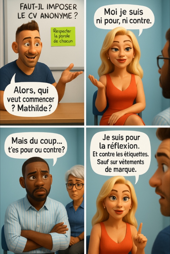 CV anonyme : débat sous haute étiquette