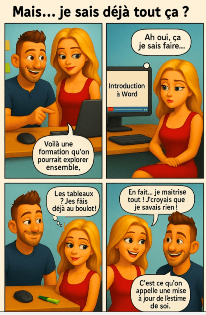 Mais en fait… je suis déjà compétente ?