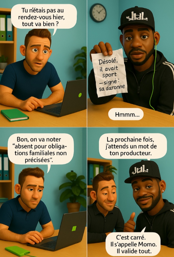 Justif' freestyle et prod familiale