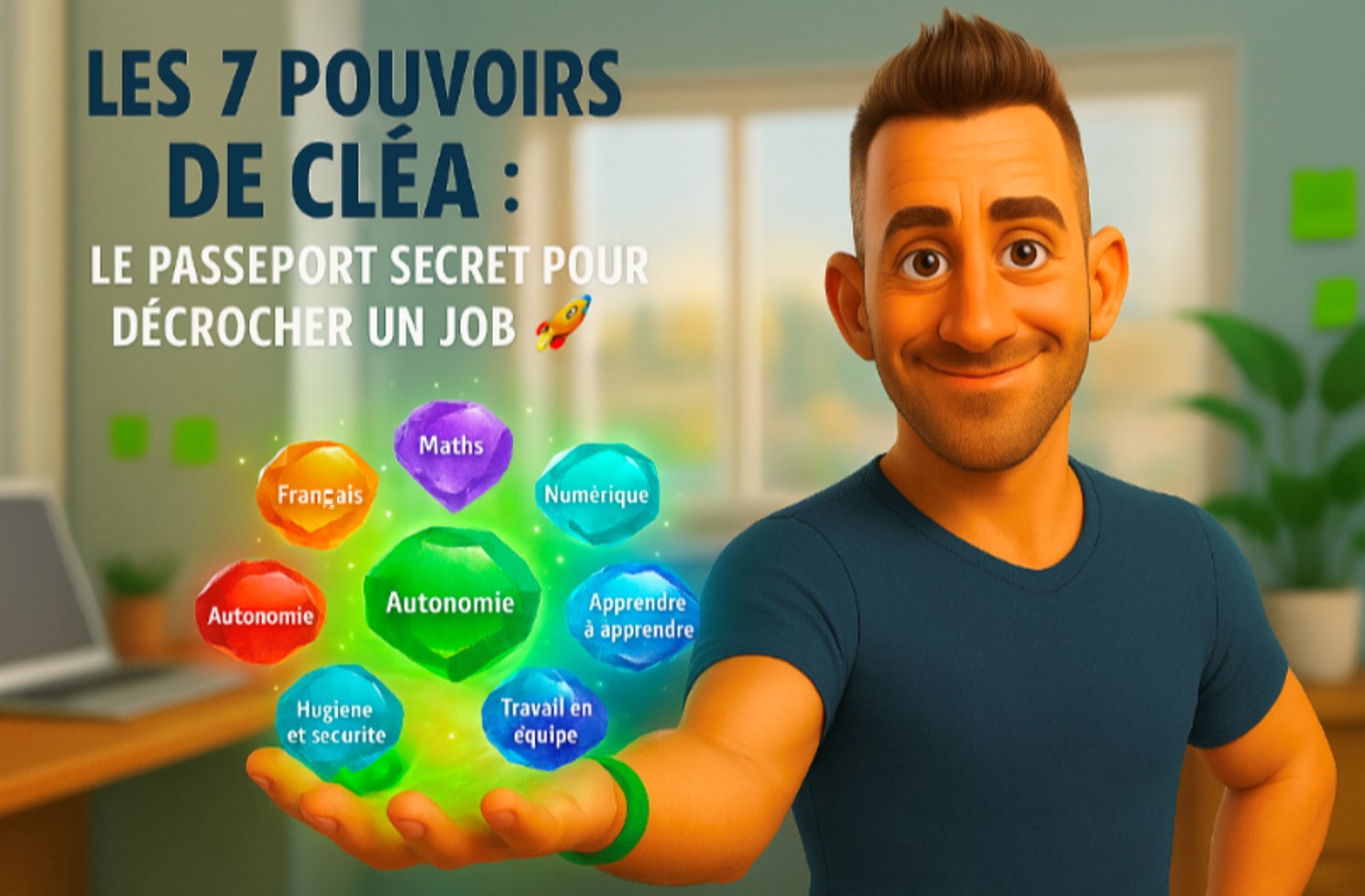 Les 7 Pouvoirs de CléA : Le Passeport Secret pour décrocher un Job 🔑🚀
