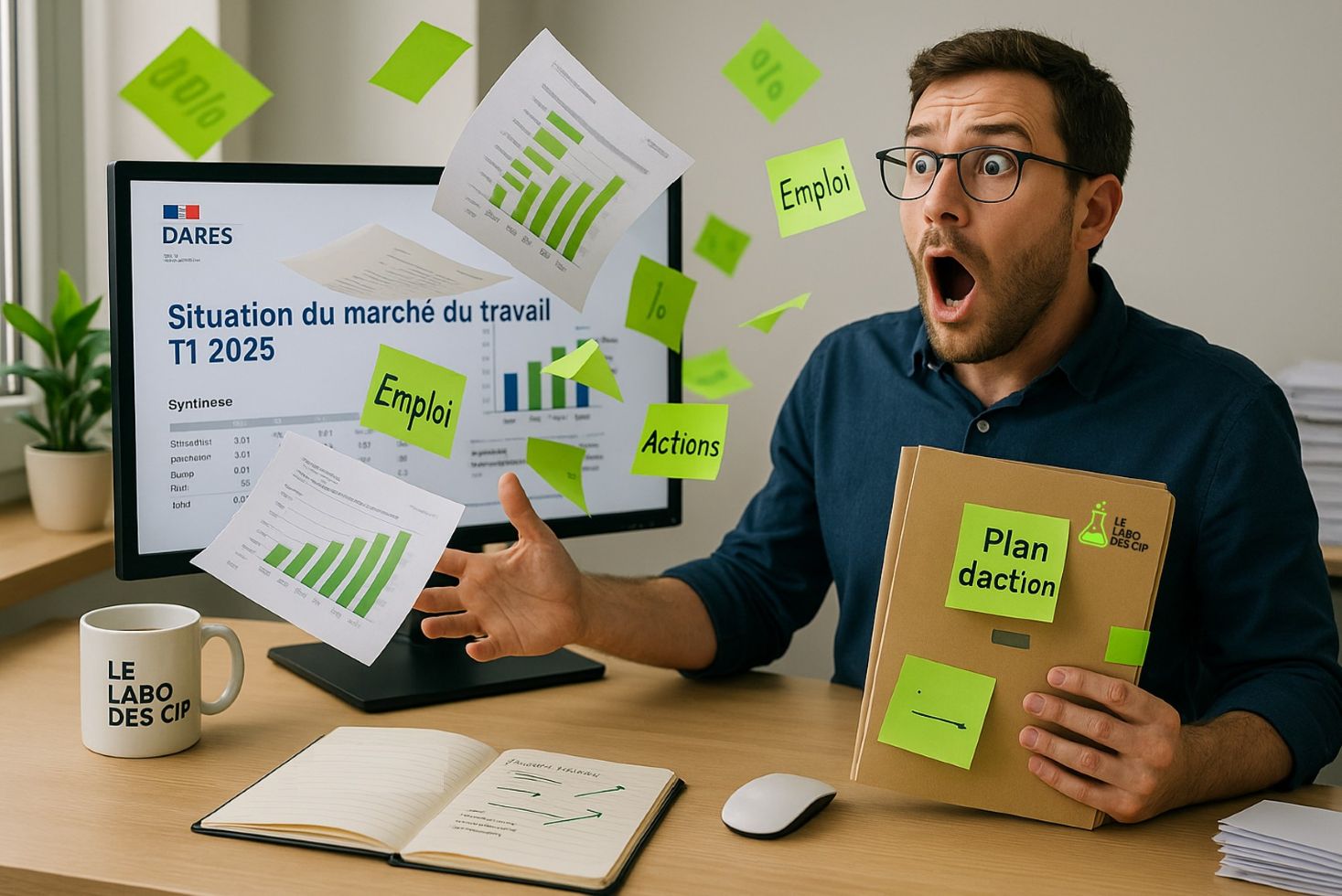 Le Marché du Travail en France au 1er Trimestre 2025 : Décryptage de l’étude de la DARES !