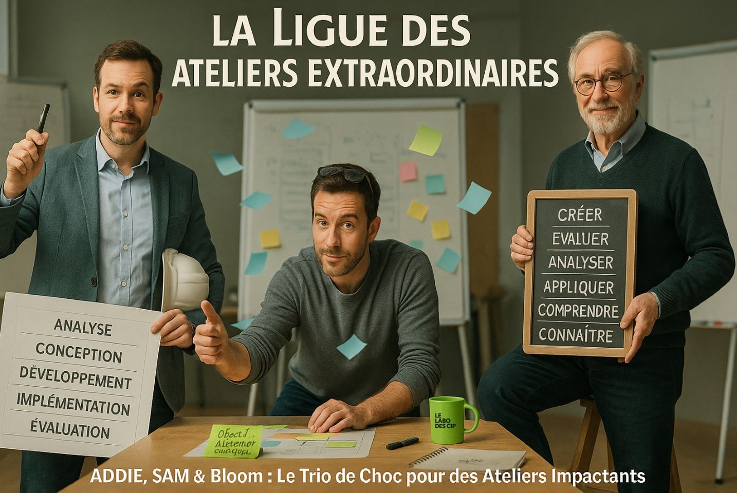 ADDIE, SAM & Bloom : Ton Trio de Choc pour Ateliers Impactants