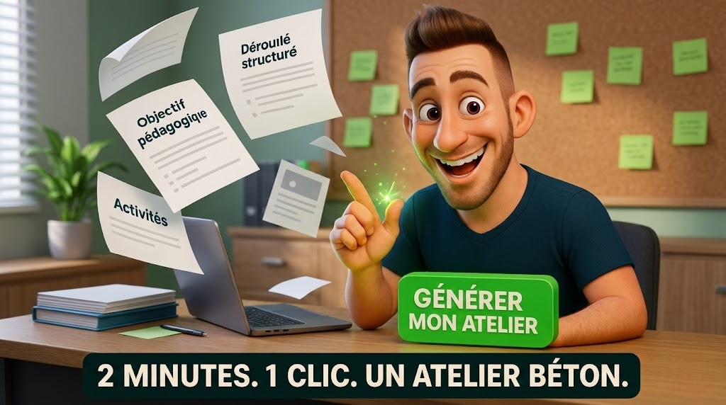 🧪 Créer un atelier complet en 2 minutes chrono