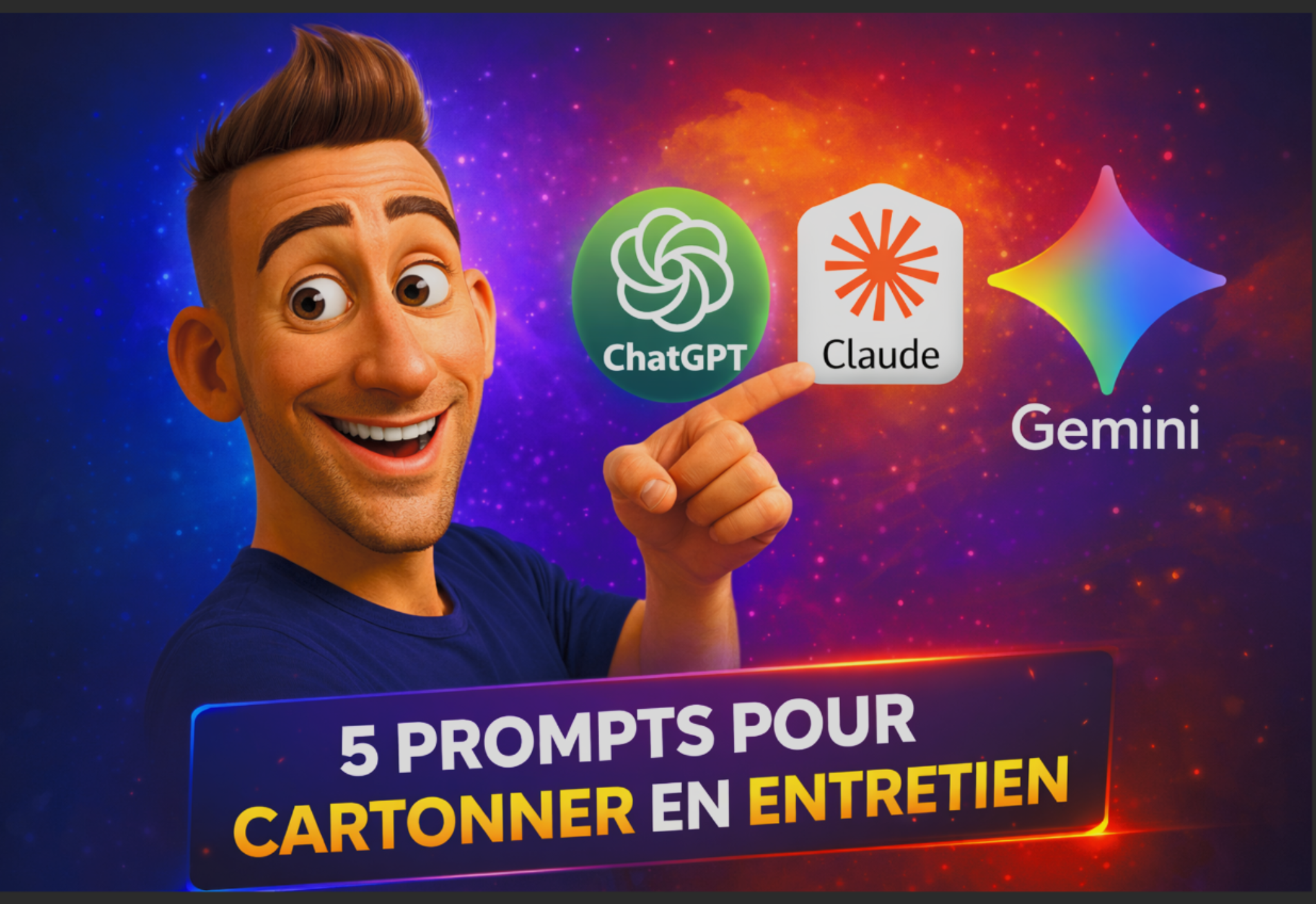 ChatGPT, Claude et Gemini pour préparer ses entretiens employeurs : 5 prompts testés sur le terrain